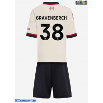 Camisa de Futebol Liverpool Ryan Gravenberch #38 Equipamento Secundário Infantil 2025-26 Manga Curta (+ Calças curtas)
